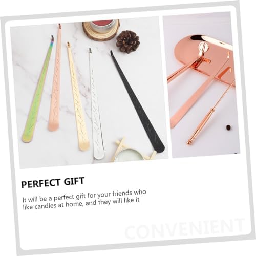PRETYZOOM 4-Piece Candle Wick Tools Set Hook Trimmer Extinguisher