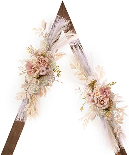 Lisuun Wedding Arch Artificial Flowers - Pack of 2