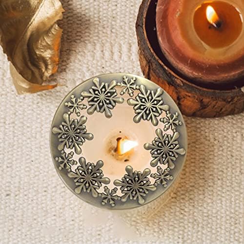 Antique Candle Covers with Bronze Metal Lids