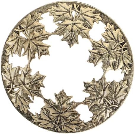 Scented Candle Topper with Maple Leaf Design