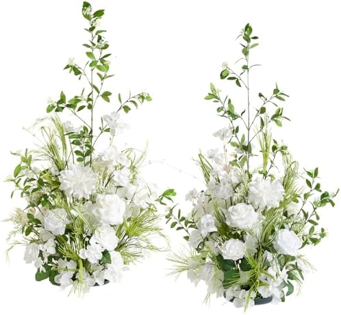 Lings Moment 41 Inch Tall Free Standing Wedding Aisle Artificial Flowers