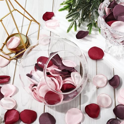 Whaline 400Pcs Artificial Silk Rose Petals Set