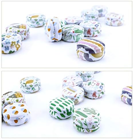Rolin Roly 12Pcs Mini Aluminum Candle Travel Tins with Lids