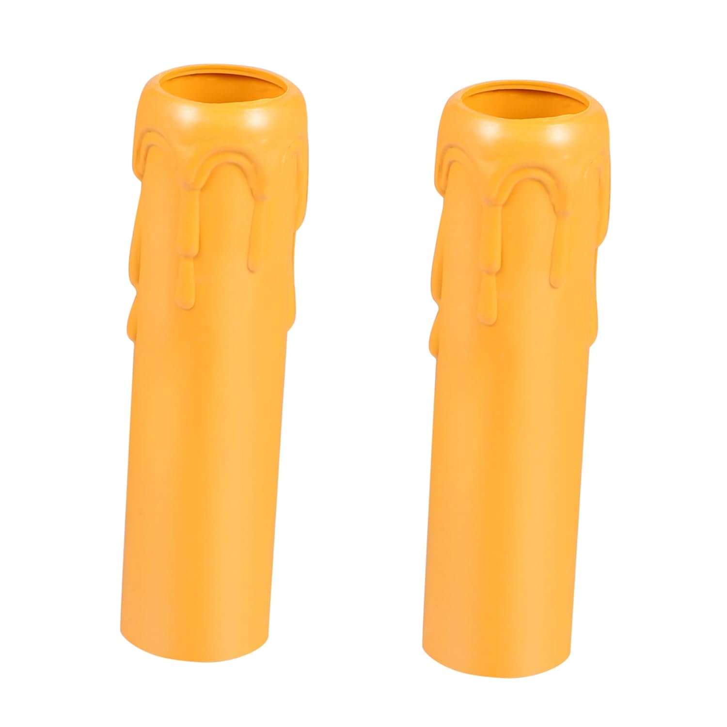 Gadpiparty 20pcs Durable Chandelier Socket Covers Plastic Candle Sleeves Heat Resistant and Lightweight