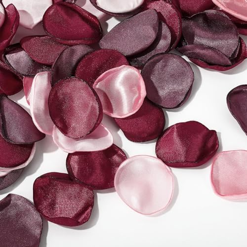 Whaline 400Pcs Artificial Silk Rose Petals Set