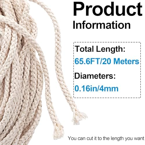 656 Ft Oil Lamp Wicks 18 Inch Replacement for Candles and Lanterns