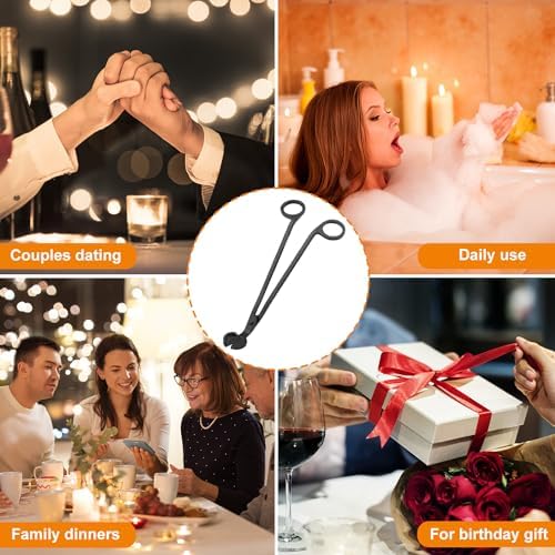 GENHAKON 5 Pc 7 Inch Candle Wick Trimmer Set