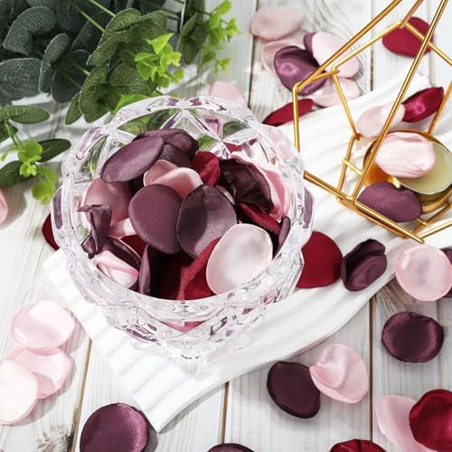 Whaline 400Pcs Artificial Silk Rose Petals Set