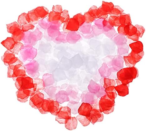 Alipis 3000pcs Artificial Rose Petals for Wedding and Romantic Events