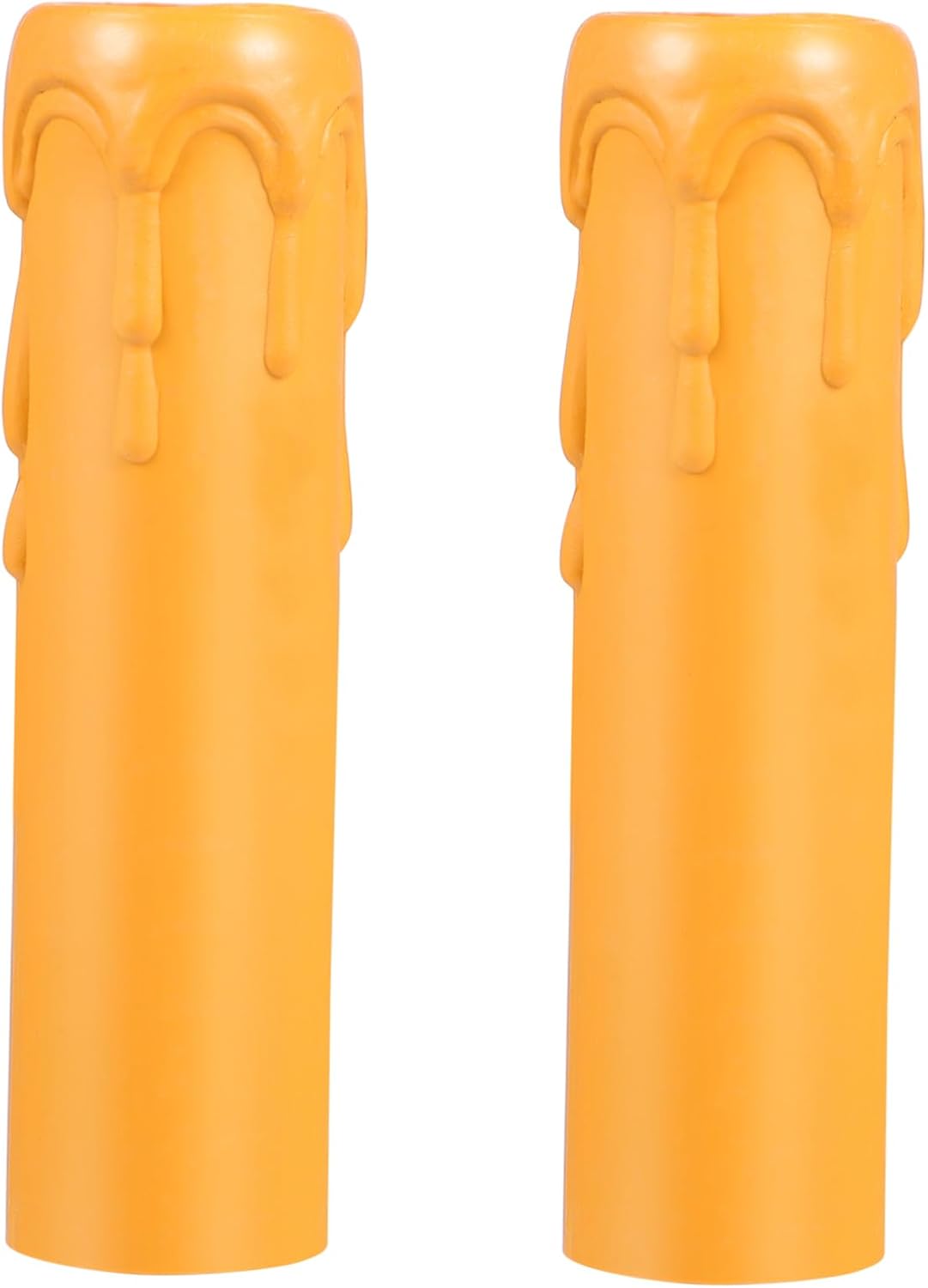 Mipcase 20pcs Chandelier Socket Sleeves Retro Decor Plastic Candle Holders