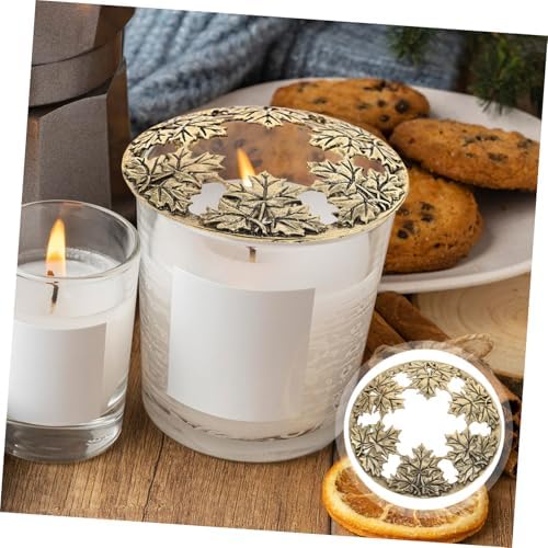 Candle Toppers Hollow Design for Even Melting and Debris Protection