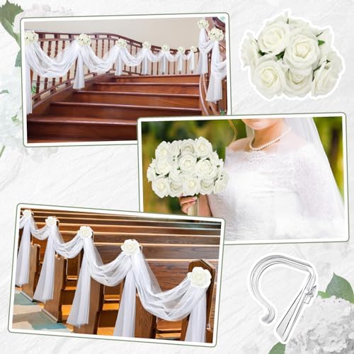 Riceshoot 34 Pcs Wedding Aisle Decorations