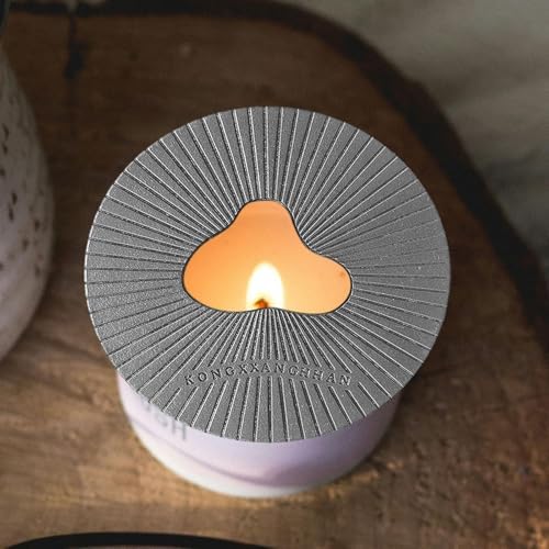 Silver Candle Topper Shade Sleeve 307inch