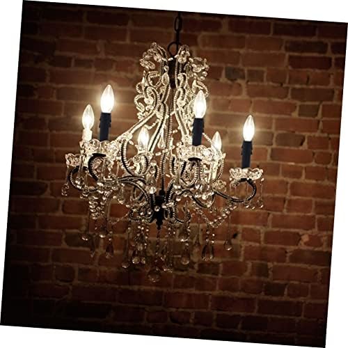 20pcs Plastic Candle Sleeves for Chandeliers and Lamp Bases