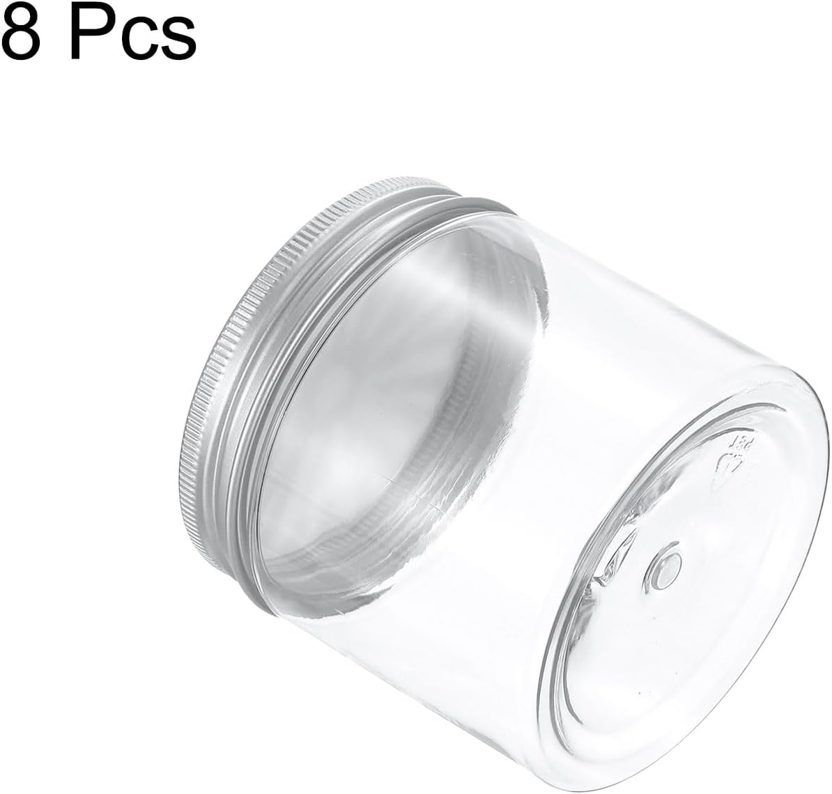 HARFINGTON 8 Pcs Aluminum Tin Storage Containers with Hollow Lids