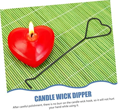 4pcs Heart Design Iron Candle Wick Tools Set