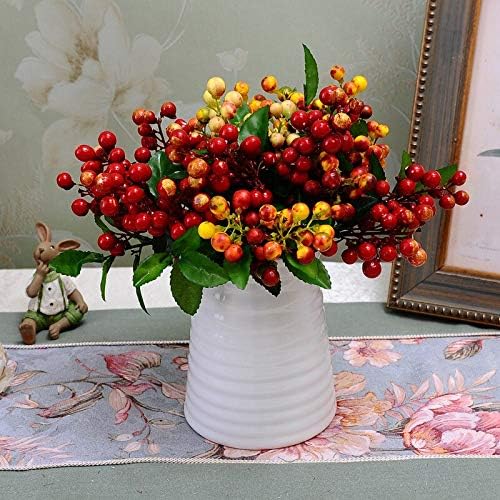 MountRuby Artificial Berry Beige Home Decor