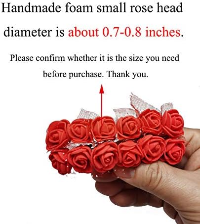 Mini Artificial Foam Roses 144pcs Royal Blue