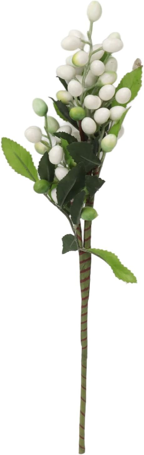 FRELEAN Artificial Fruit Decorations 5PCS White