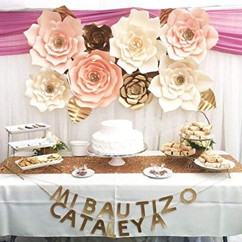ERINGOGO Faux Flowers 2pcs Grey for Wedding Decor