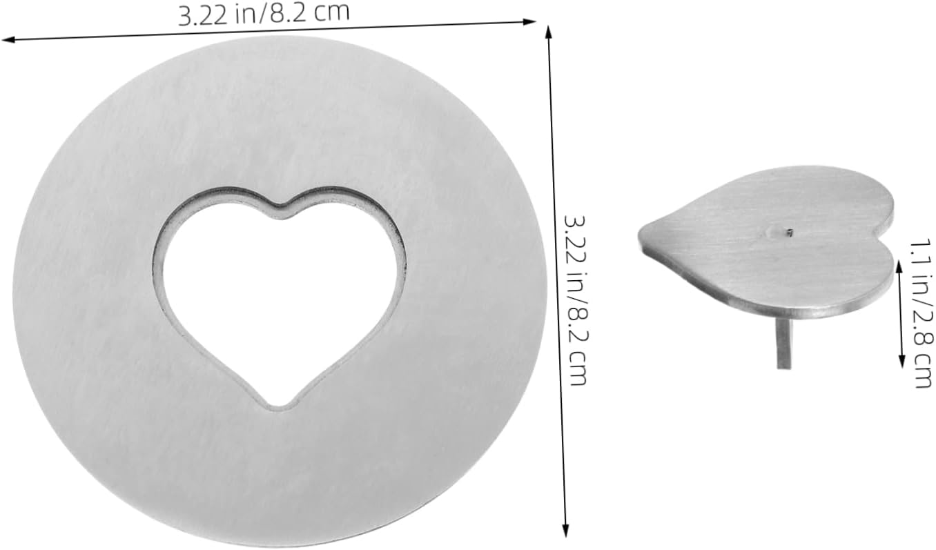 Stainless Steel Candle Jar Lid and Decorative Topper Set