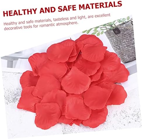PRETYZOOM 6000pcs Silk Rose Petals for Wedding and Special Events
