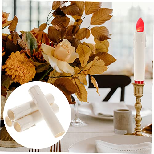 HOMSFOU 20pcs Adjustable Chandelier Candle Covers