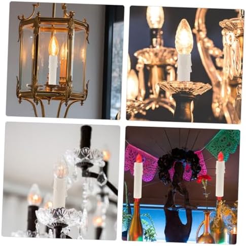 15PCS Drip Plastic Candle Sleeves for Chandeliers and Candelabra Bases