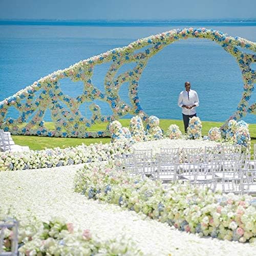 Zymise Artificial Rose Petals 1200pcs Navy Blue Pink White