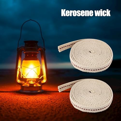 2 Roll Oil Lamp Wick 13 Feet 12 Inch Cotton Wick Replacement