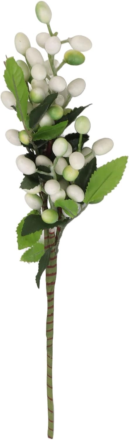 FRELEAN Artificial Fruit Decorations 5PCS White