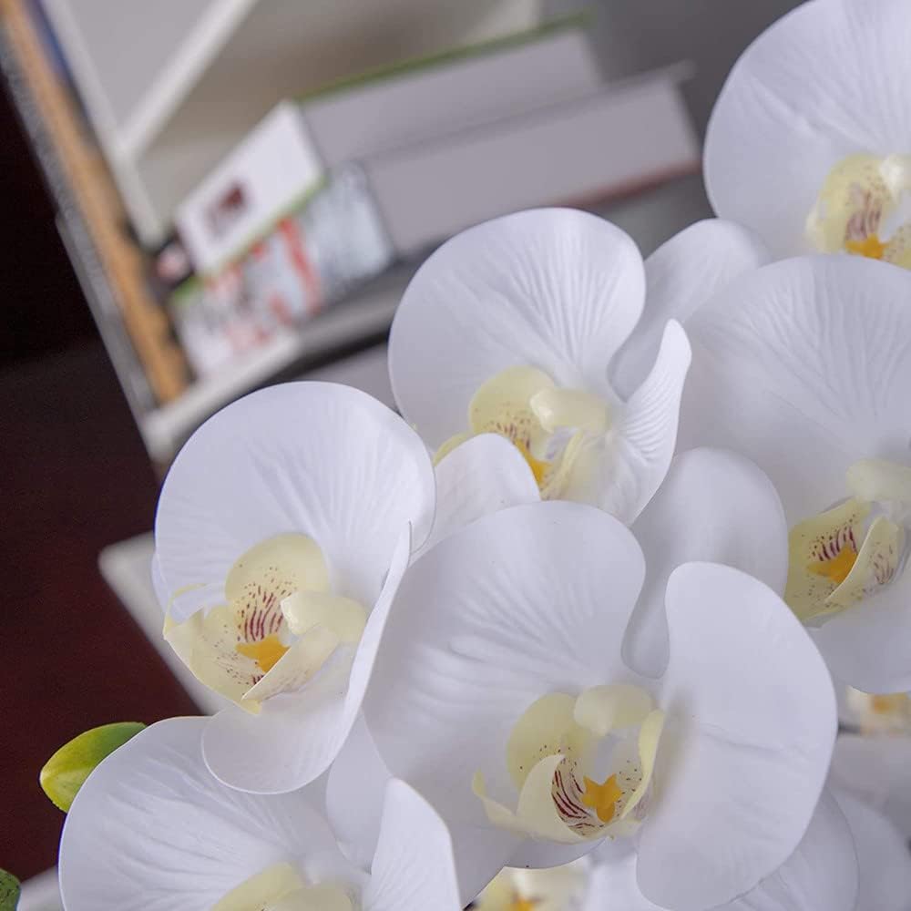 NatureMan Artificial Orchid Stems with Real Touch Petals