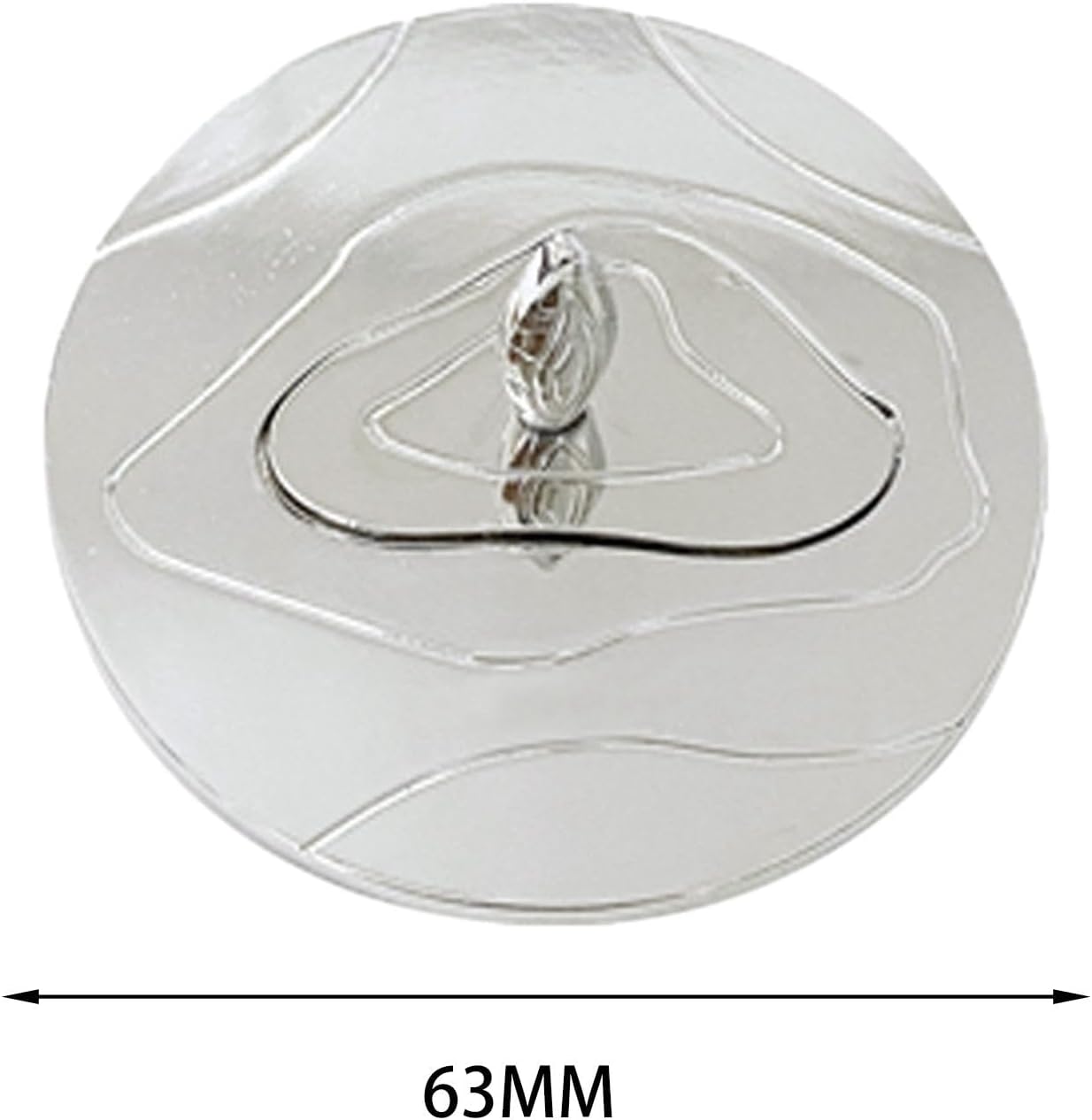 63mm Silver Candle Jar Sleeve Cover Lid
