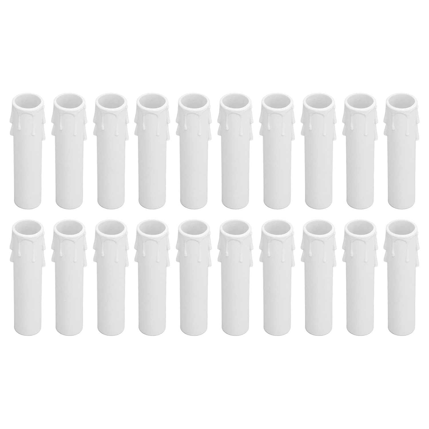 Candle Covers Sleeves 4 Inch E12 Flame Retardant for Chandeliers Home Restaurant