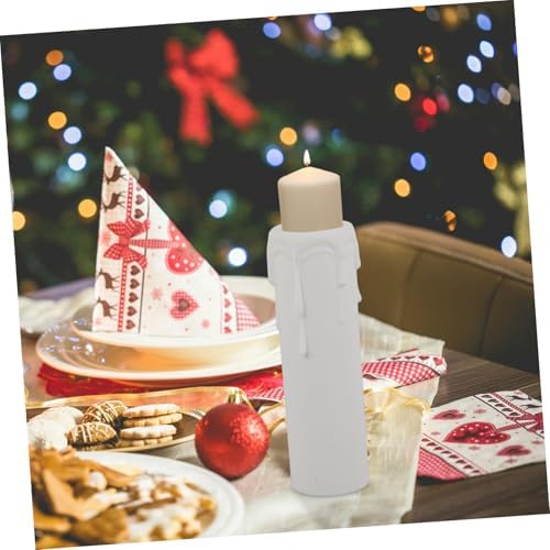 VOSAREA 12pcs Chandelier Candle Sleeves Drip Covers for Lighting Accessories
