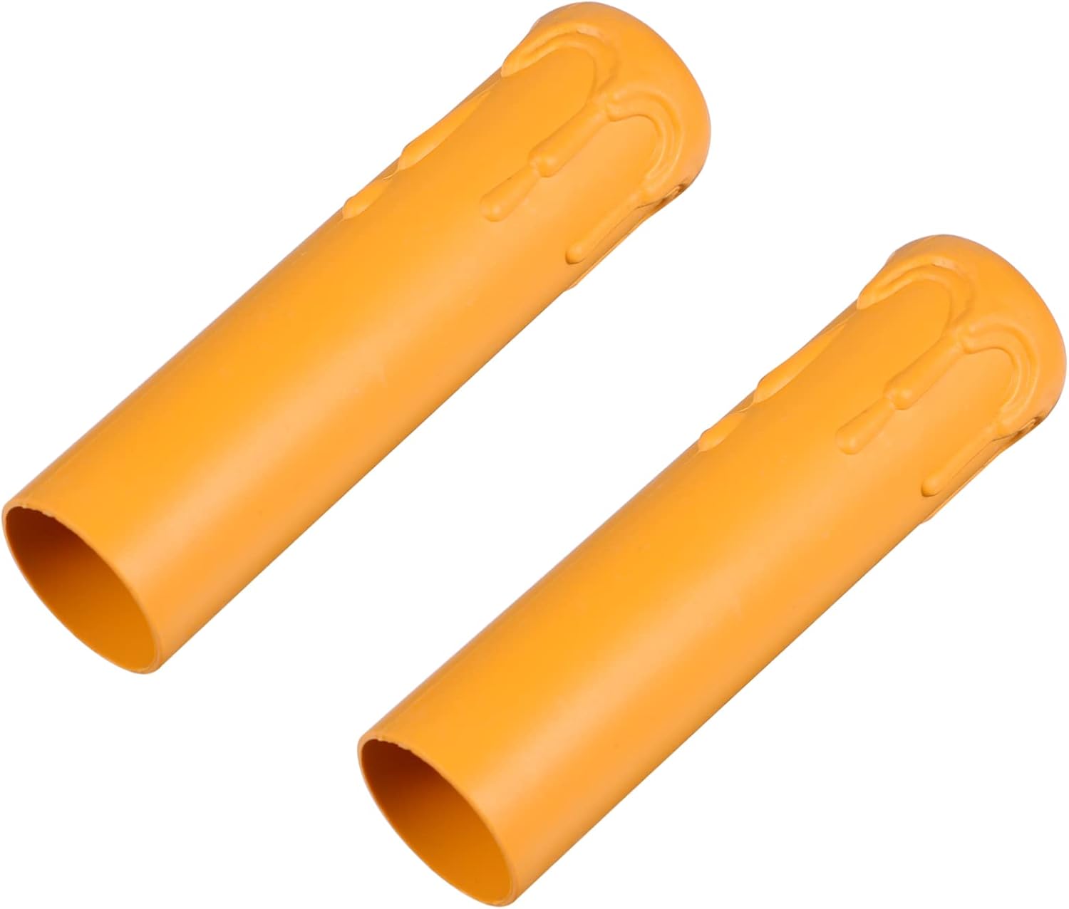 20 Pcs Lightweight Plastic Candle Sleeves with Tear Pattern Chandelier Socket Covers