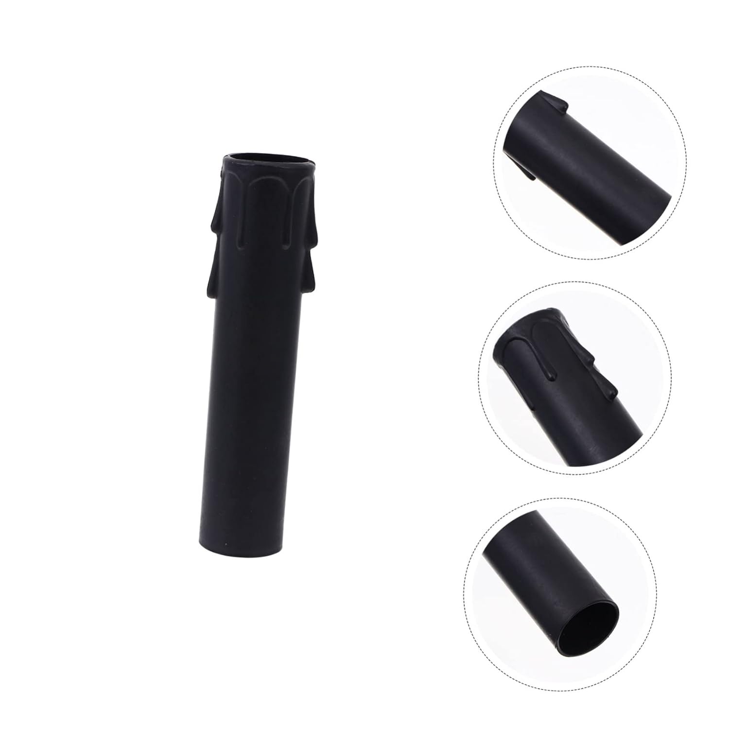 20pcs Teardrop Candle Sleeves for E12 Chandelier Base Socket Covers