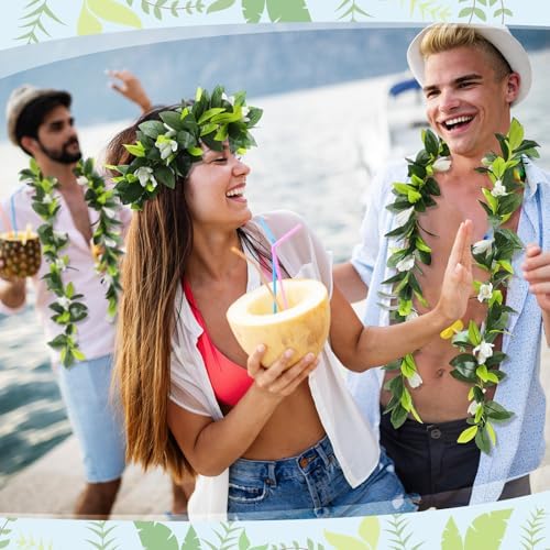 Riceshoot Hawaiian Maile Lei Garland 656 ft Tropical Wedding Decor