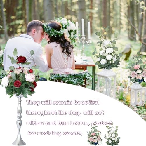 Pink Artificial Flowers for Wedding Aisle Decor