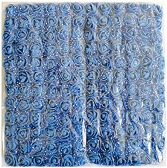 Mini Artificial Foam Roses 144pcs Royal Blue
