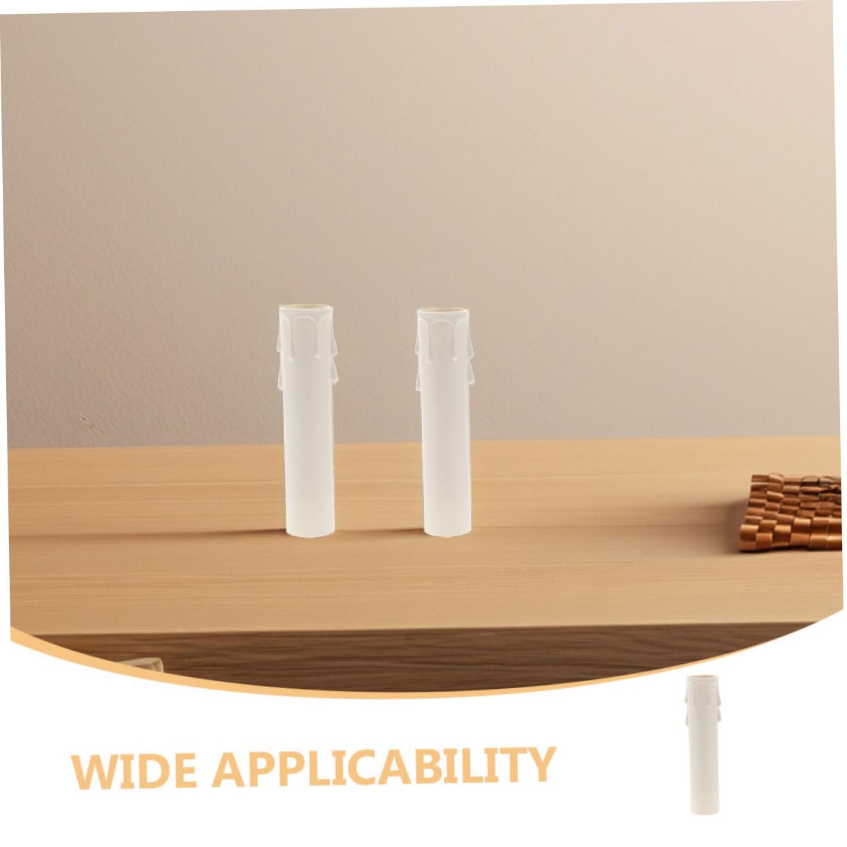 PRETYZOOM 30pcs Candelabra Base Socket Covers for Chandeliers and Candles