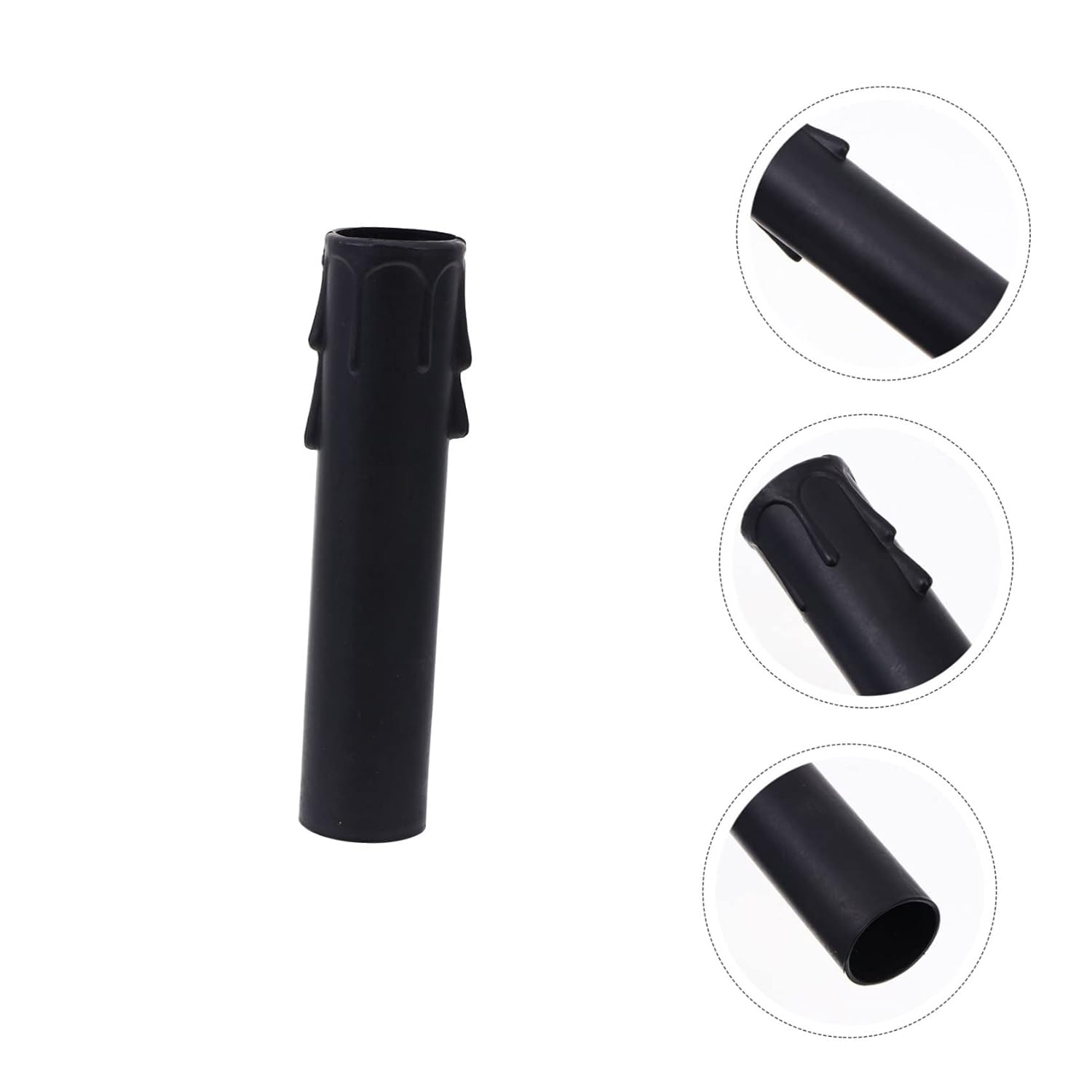 Gadpiparty 20pcs Plastic Chandelier Candle Sleeves Waterproof Dripless Covers