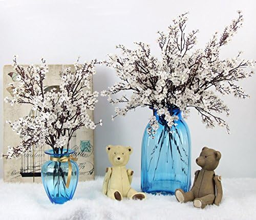 JAKY Global White Artificial Babys Breath Flowers 6 Bundle