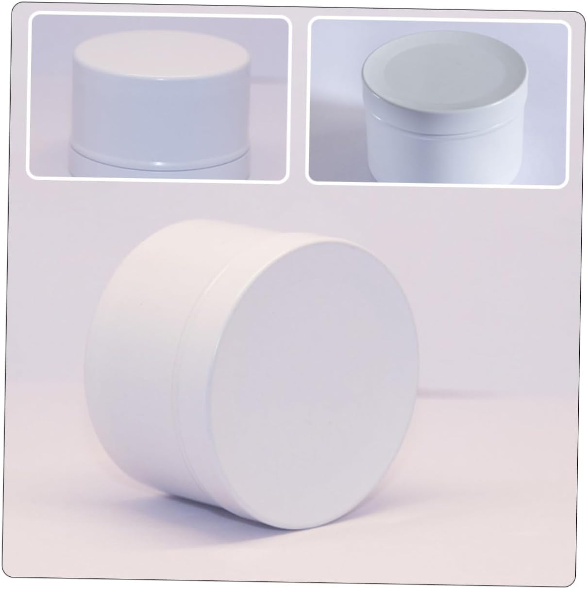 Housoutil 4pcs Aluminum Candle Holders for Wax Projects and Storage