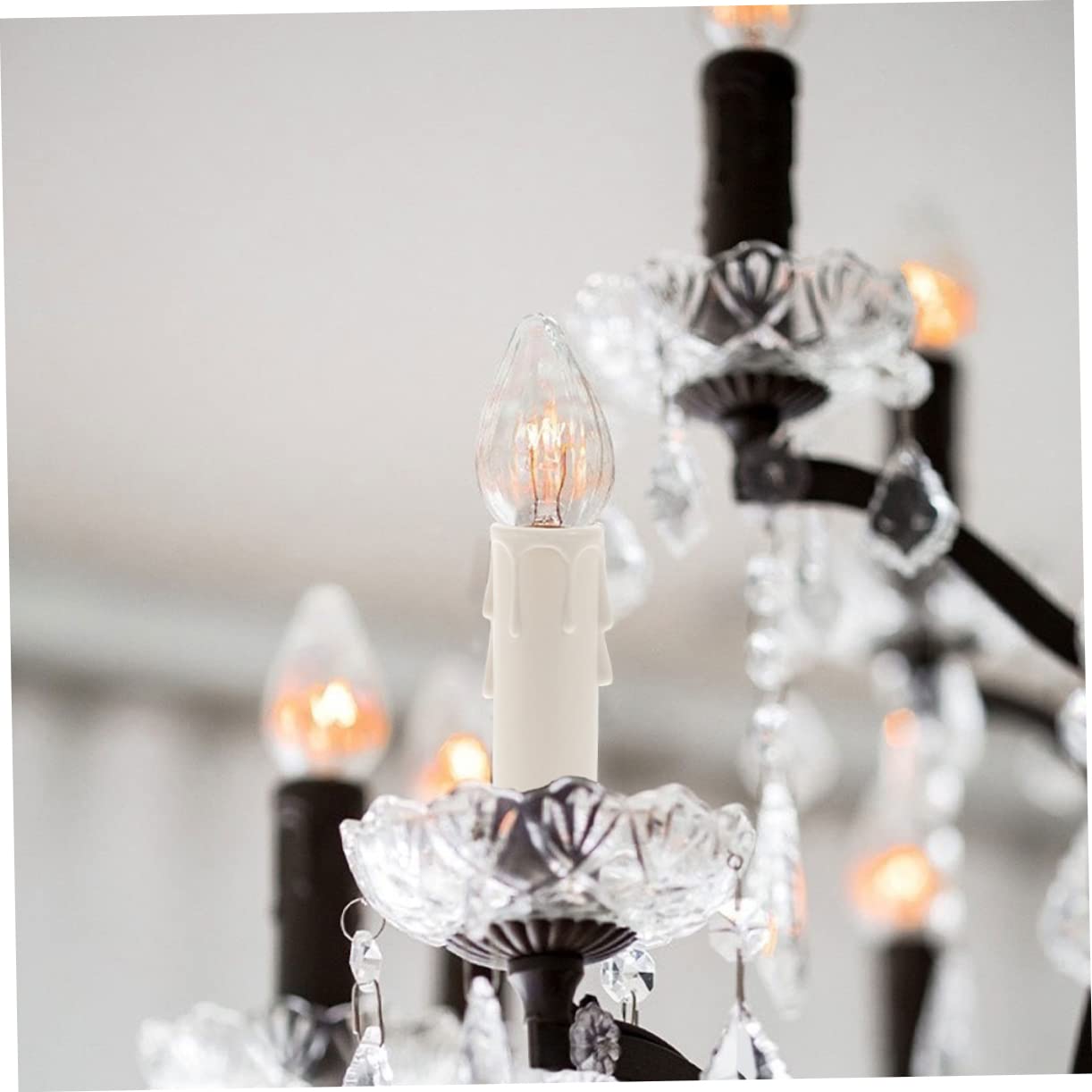 SEWOART Pcs Tall Candle Socket Covers for Chandeliers