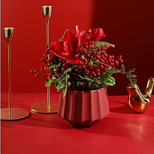 Artificial Flowers with Vase for Home Decoration