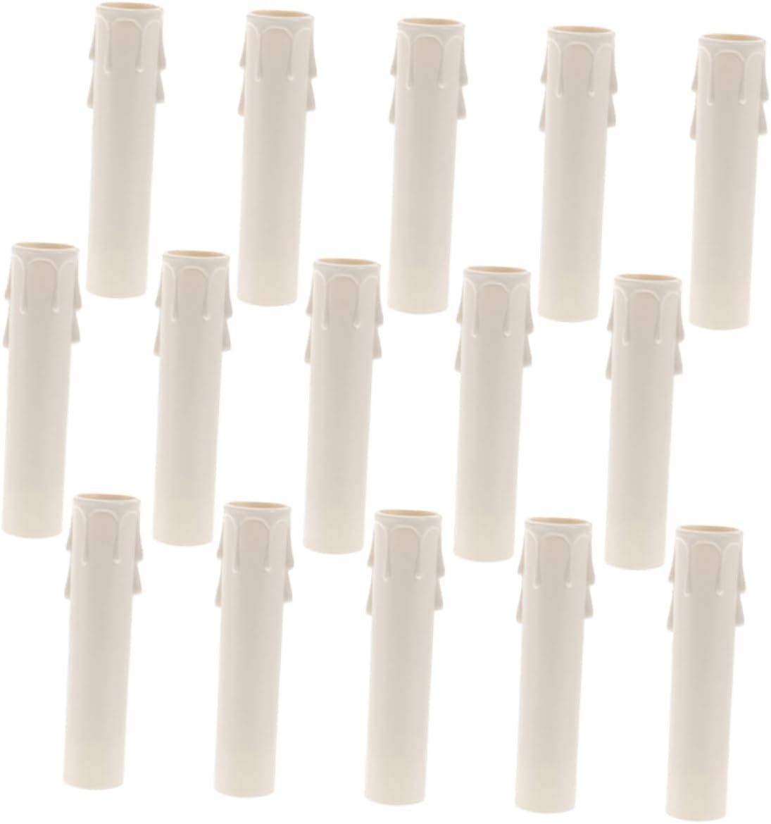 STOBAZA 15pcs Teardrop Candle Socket Covers