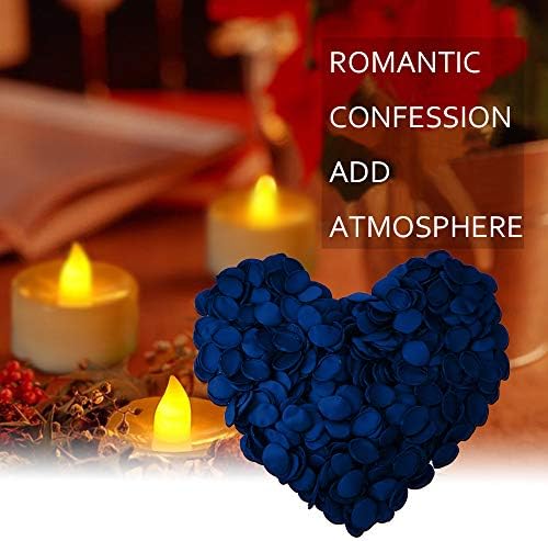 Neo LOONS Artificial Silk Blue Rose Petals 200pcs