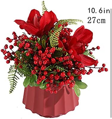 Artificial Flowers with Vase for Home Decoration