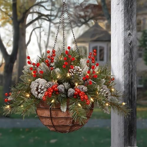 40 Pcs Red Artificial Berry Stems for Christmas Decor